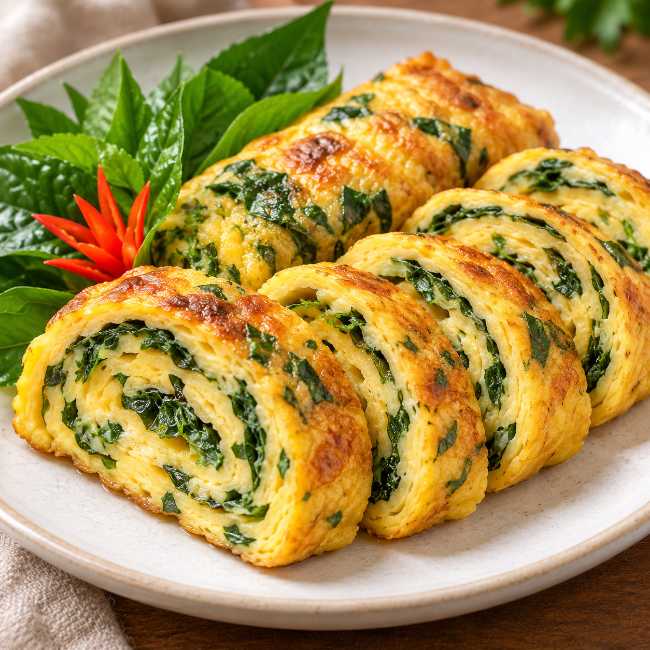Trứng đúc thịt.